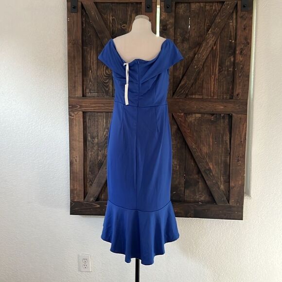 NWT Grace Karin WOMEN Backless Off Shoulder
Ruched Dress Blue Large - Picture 9 of 15